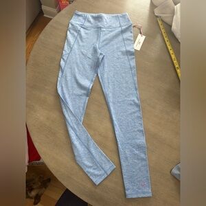 Vineyard Vines girls Newport Blue Heather Leggings L